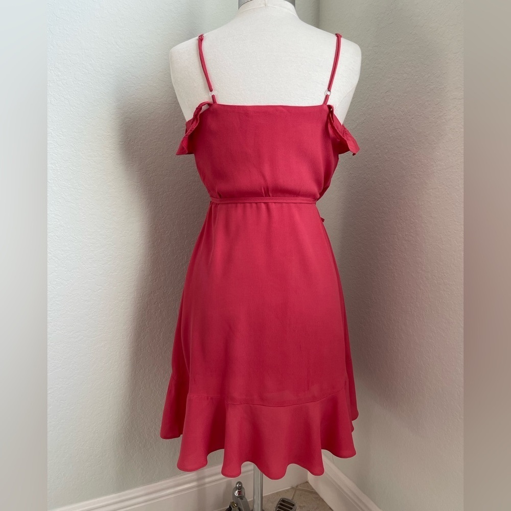 Willow & Clay Cold-Shoulder Wrap Dress - Picture 8 of 14